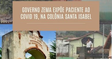 Governo Zema expõe paciente ao Covid 19, na Colônia Santa Isabel