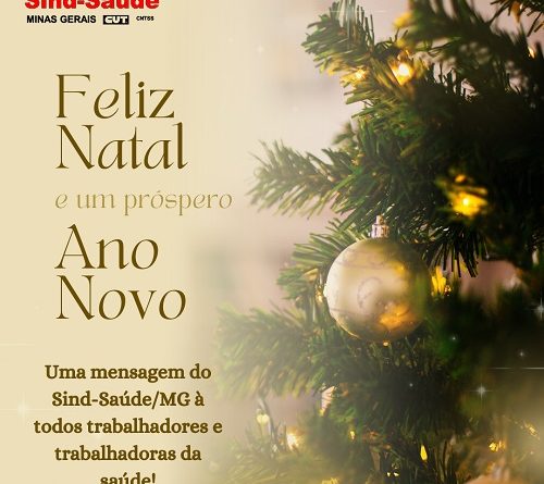 O SINDCEFETMG DESEJA A TODOS UM FELIZ NATAL E PRÓSPERO 2023