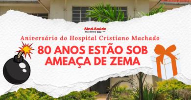 Aniversário do HCM: 80 anos estão sob ameaça de Zema