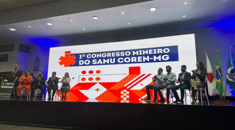 Sind-Saúde marca presença no 1º Congresso Mineiro do SAMU promovido pelo Coren-MG