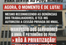 Servidores organizam protesto no aniversário do Hospital Maria Amélia Lins, fechado há 10 meses pelo governo Zema